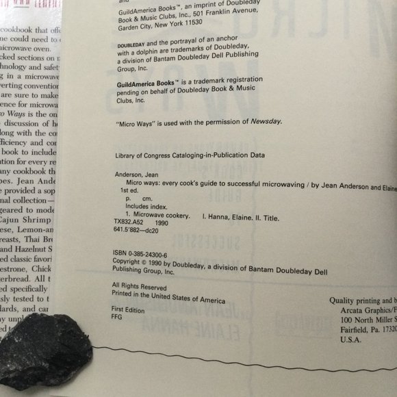 Microwave Cookbook Vintage1990 1st Edition Understand what Microwaving is About - Picture 4 of 9